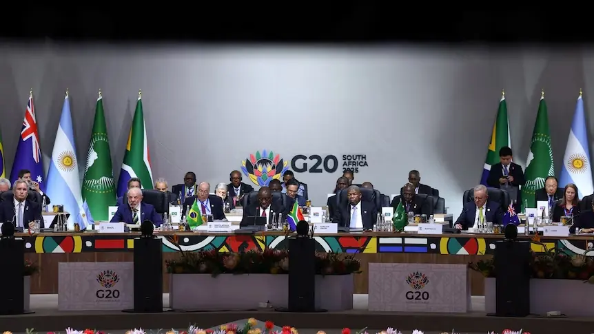 Hội nghị Thượng đỉnh G20 tại Nam Phi ra tuyên bố chung